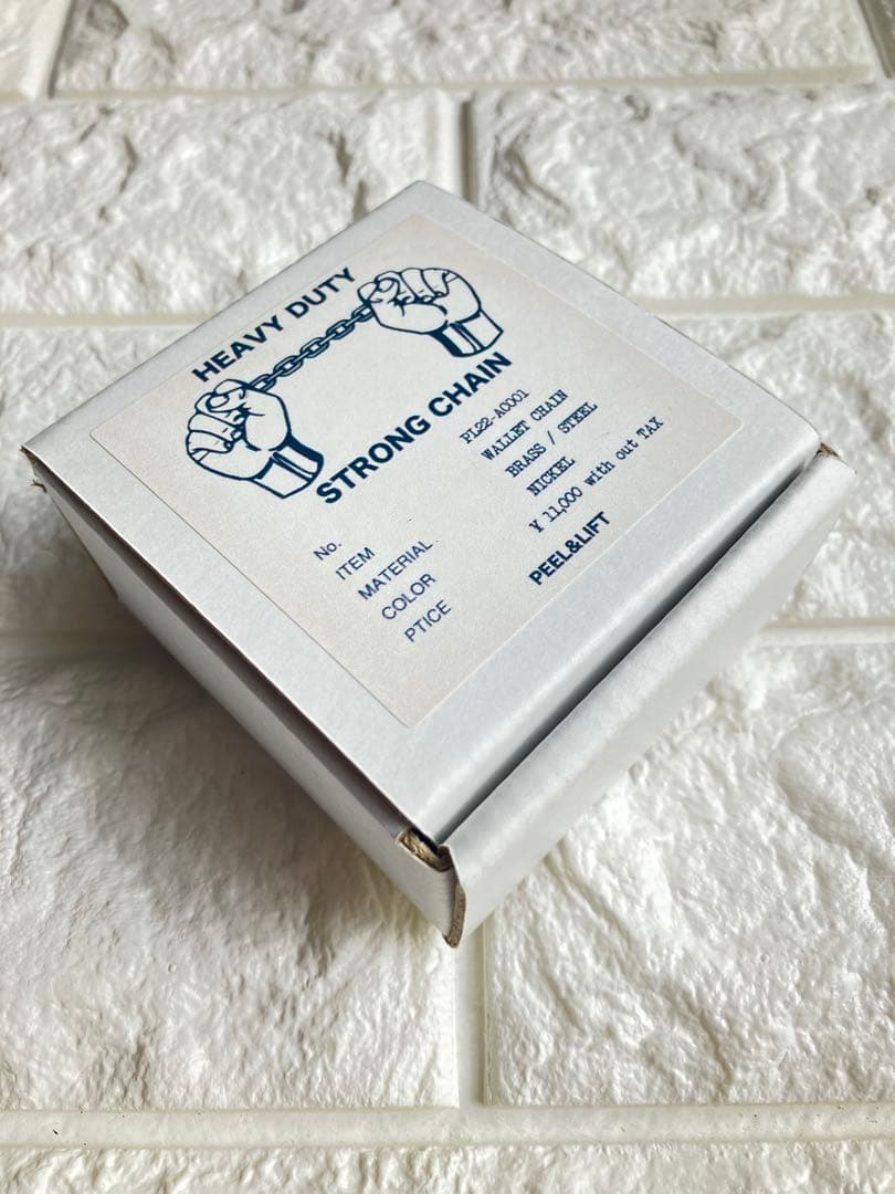 新品未使用 PEEL&LIFT nickel wallet chain