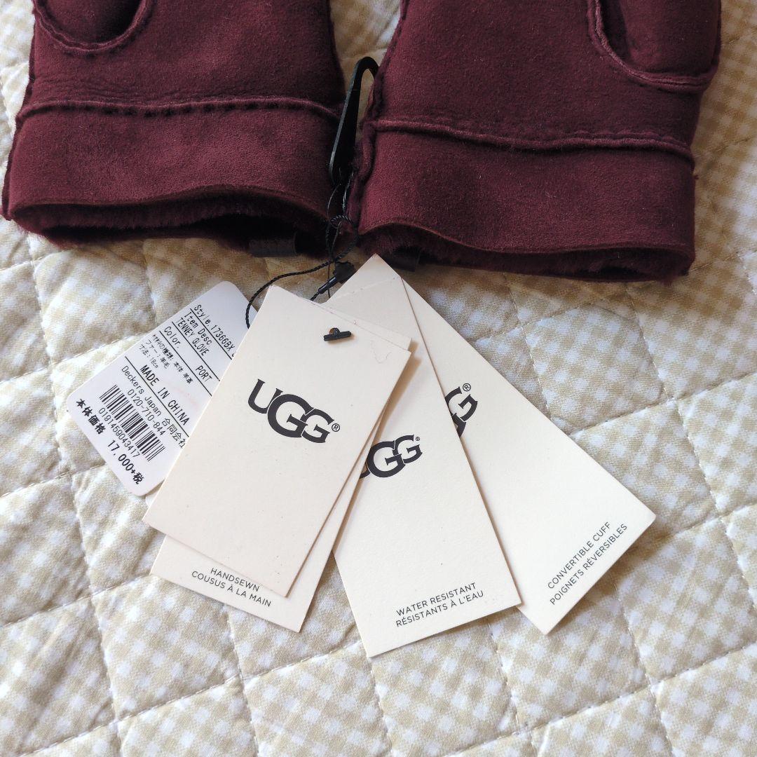 タグ付き　未使用品♥UGG グローブ　手袋　ボルドー