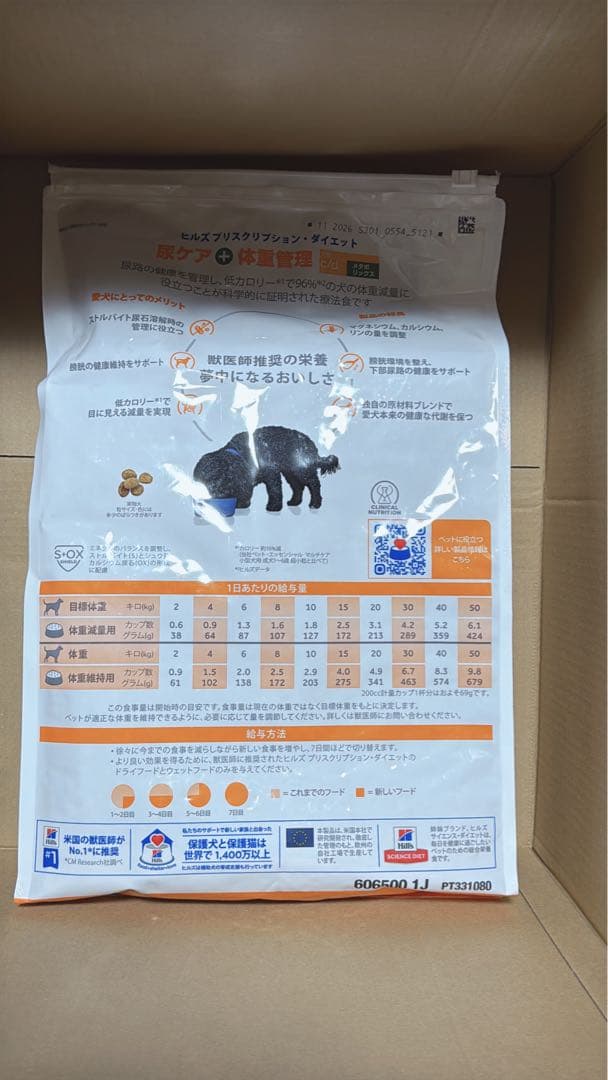 ヒルズ ダイエット 尿ケア 犬 体重管理 3kg ヒルズ