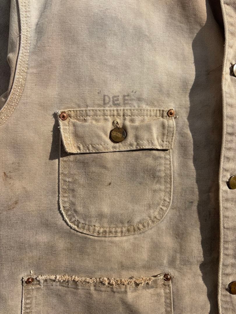 【短丈】カーハート チョアコート 40 M 襤褸 70s