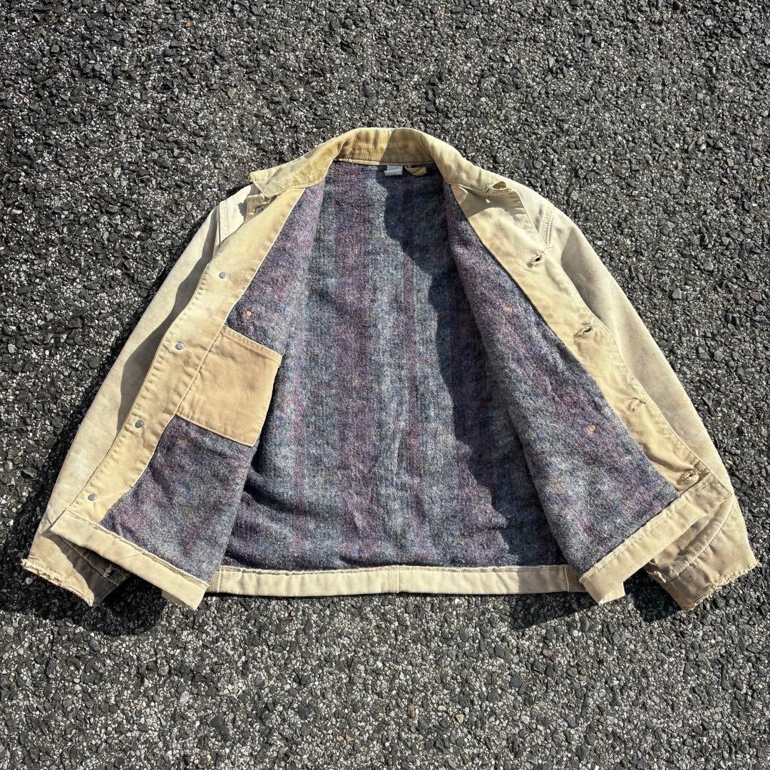 【短丈】カーハート チョアコート 40 M 襤褸 70s