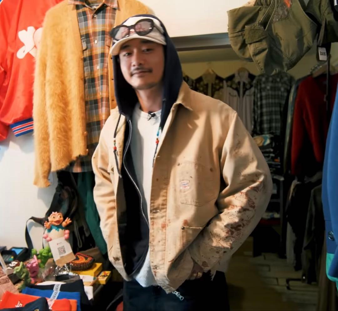 【短丈】カーハート チョアコート 40 M 襤褸 70s