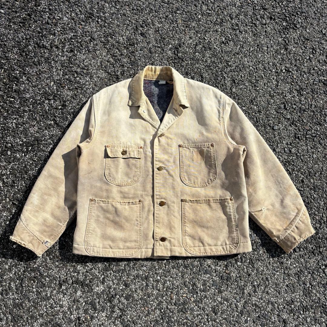 【短丈】カーハート チョアコート 40 M 襤褸 70s