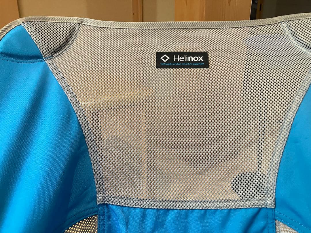 Helinox アウトドアチェア 青 メッシュ