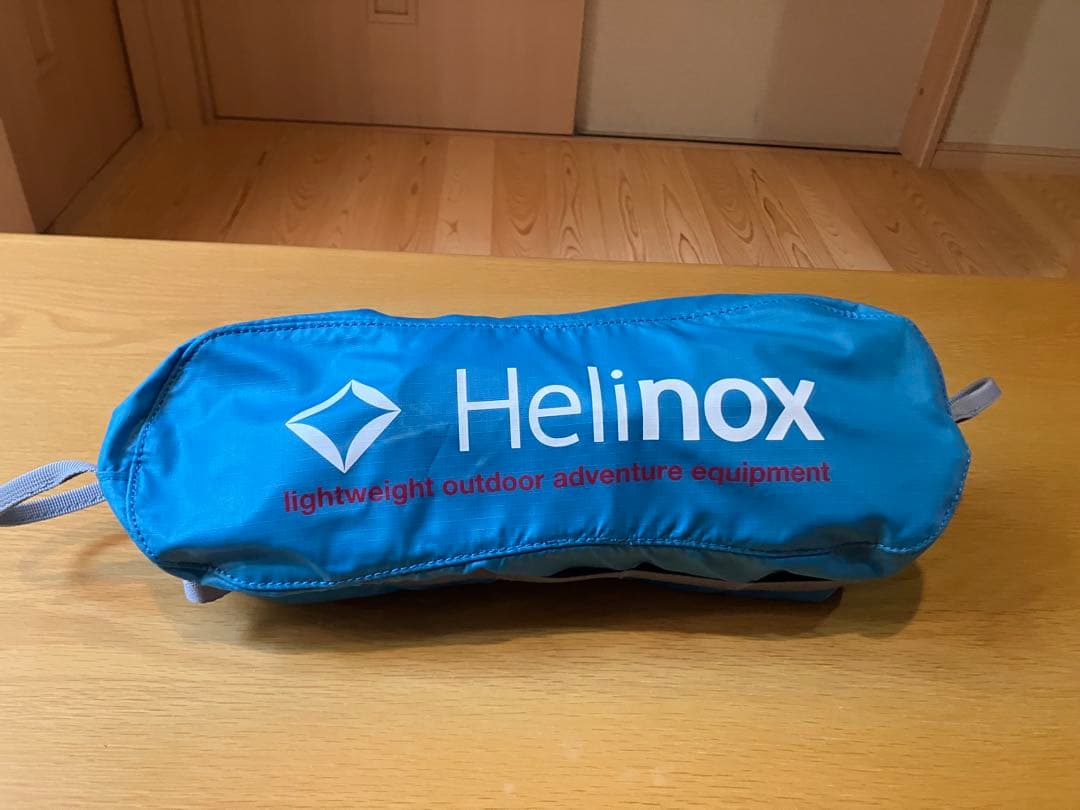 Helinox アウトドアチェア 青 メッシュ