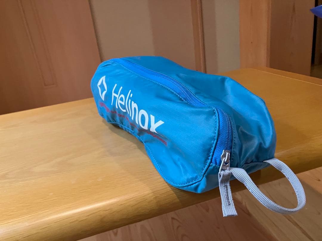 Helinox アウトドアチェア 青 メッシュ