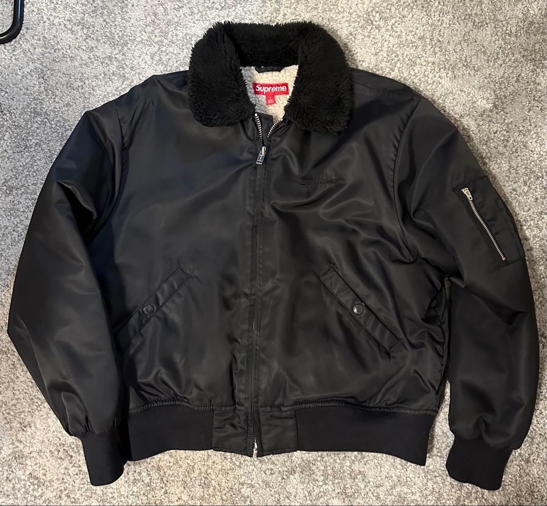 ジャケット・アウター Supreme AOI Nylon Bomber Jacket BLACK S