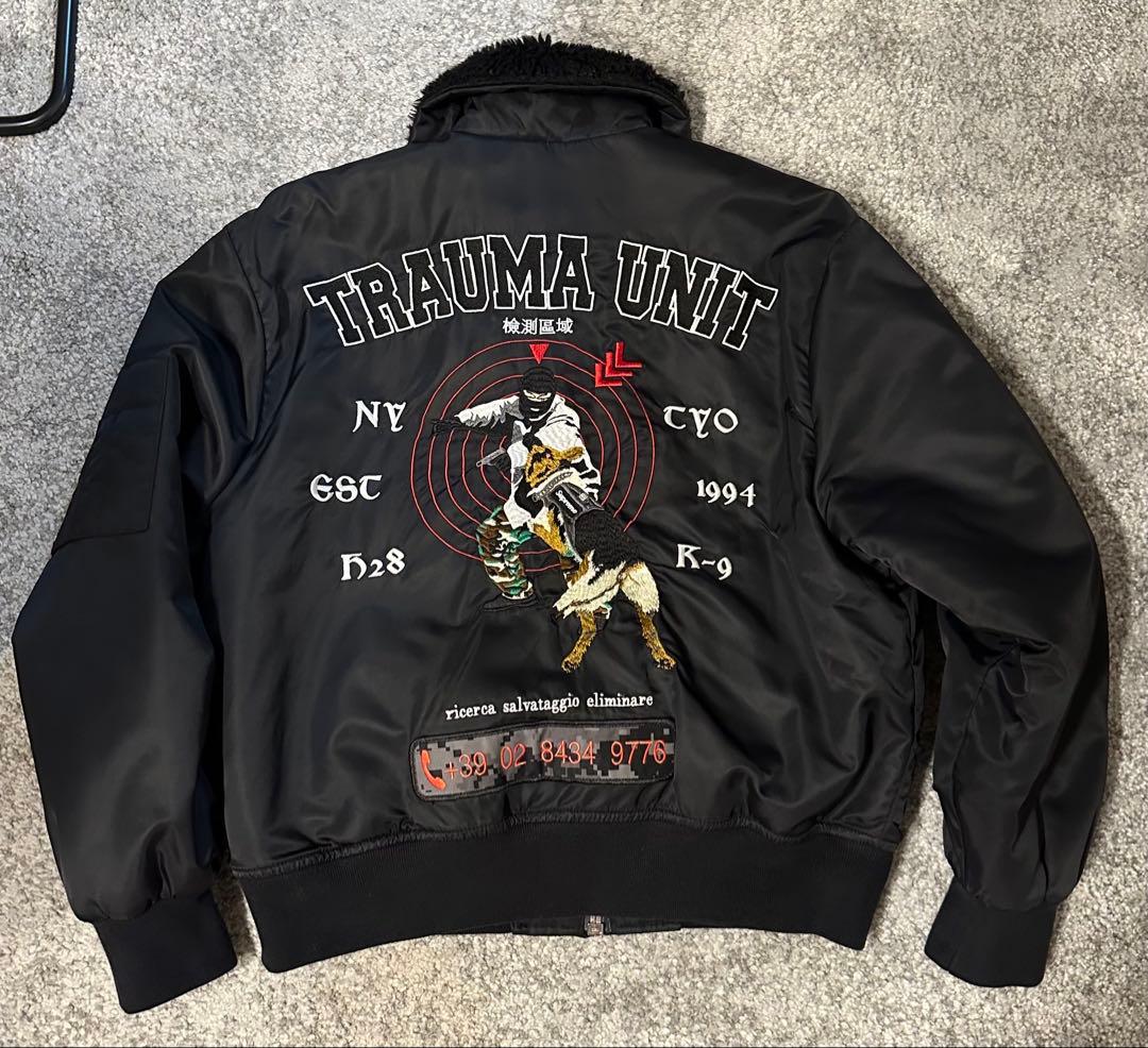 ジャケット・アウター Supreme AOI Nylon Bomber Jacket BLACK S