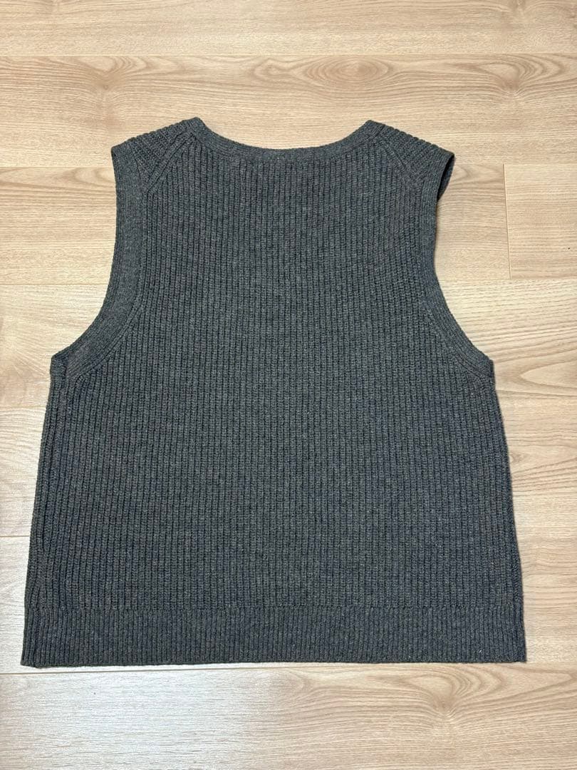 crewre ケープレイヤードVネックベスト long