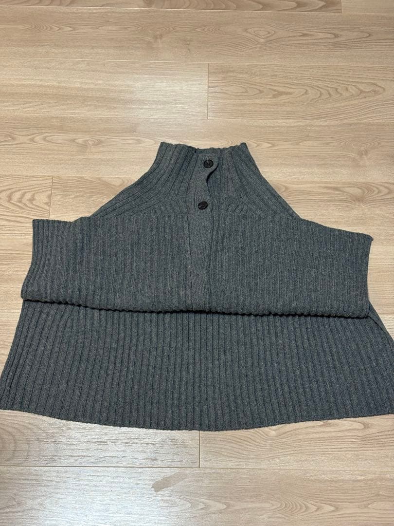 crewre ケープレイヤードVネックベスト long