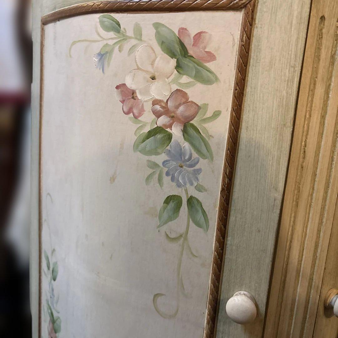 姫系　トールペイント　チェスト