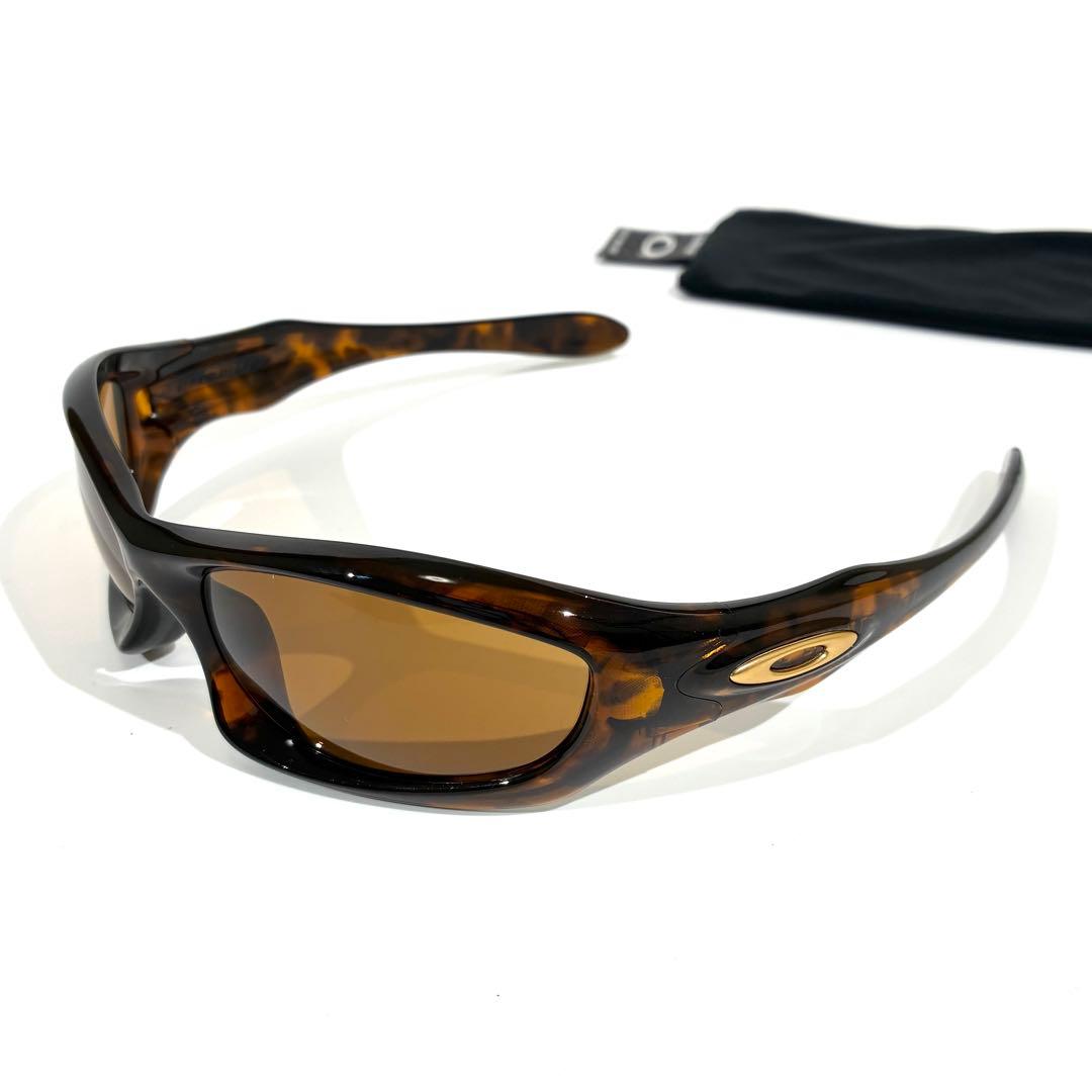 美品★ OAKLEY Monster dog サングラス べっ甲 Y2K 廃盤