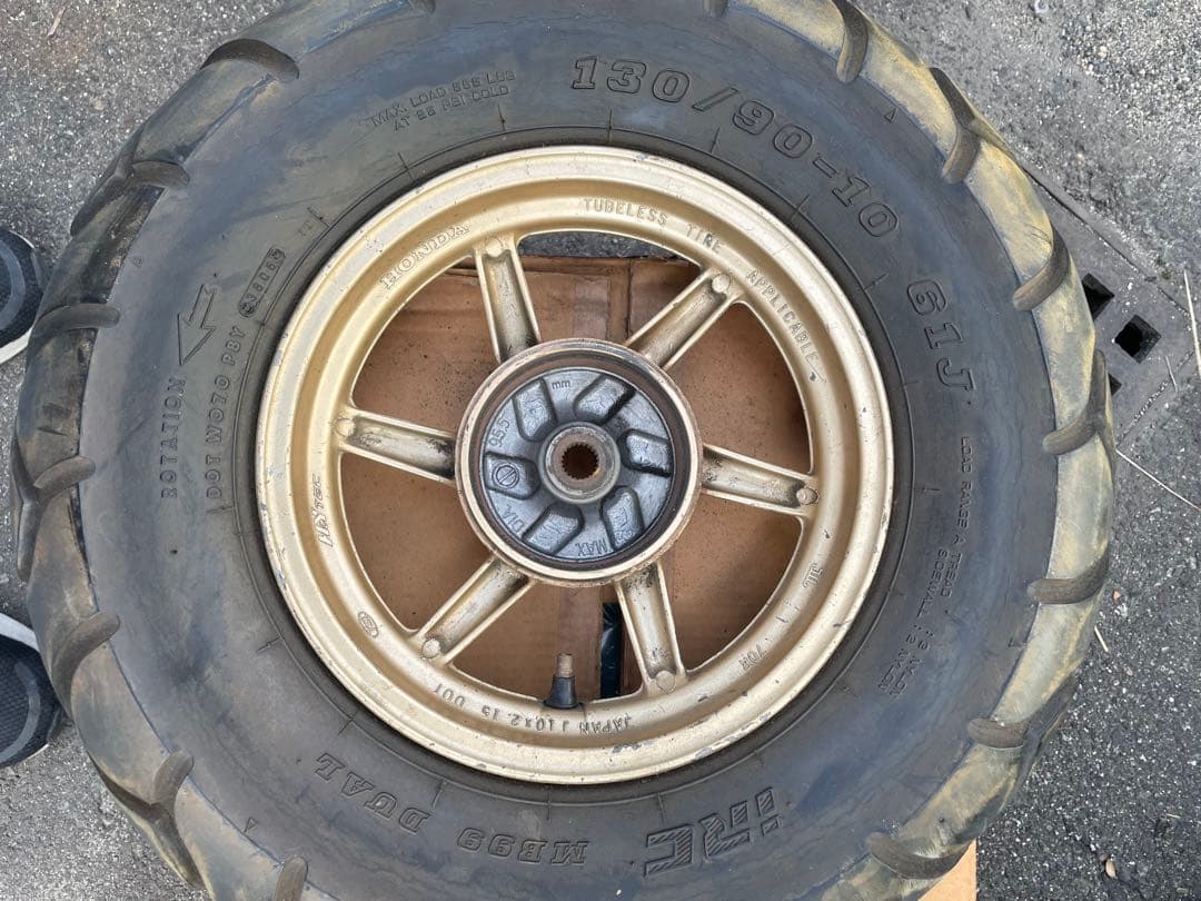 ズーマー前後ホイールセット、ライブDIOzx