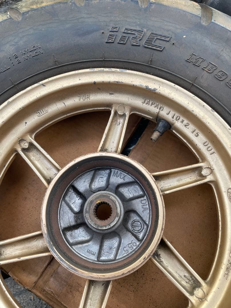 ズーマー前後ホイールセット、ライブDIOzx