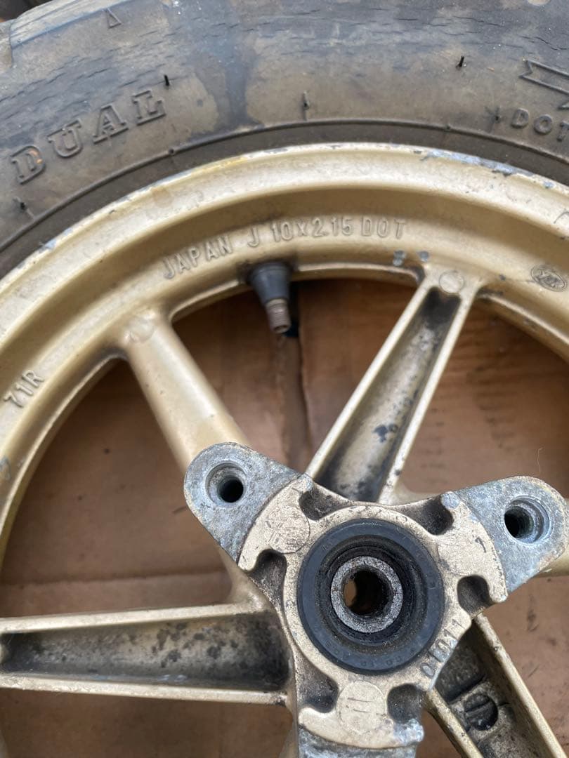 ズーマー前後ホイールセット、ライブDIOzx