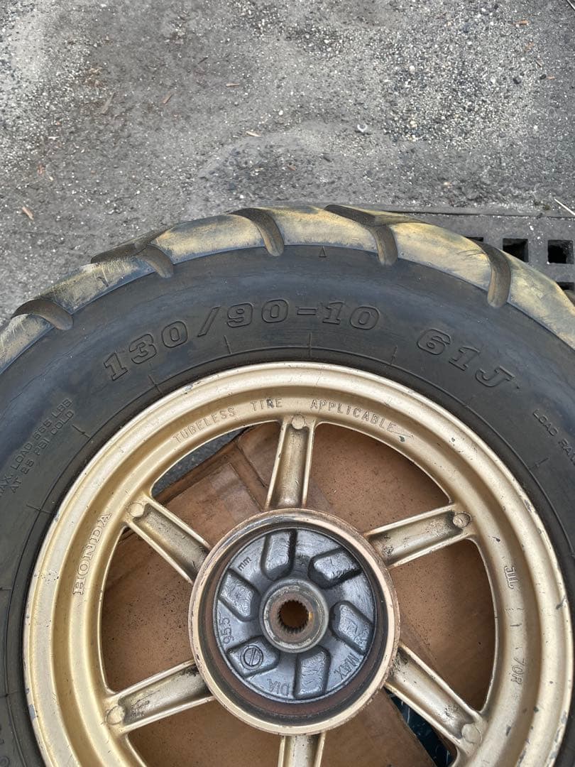 ズーマー前後ホイールセット、ライブDIOzx