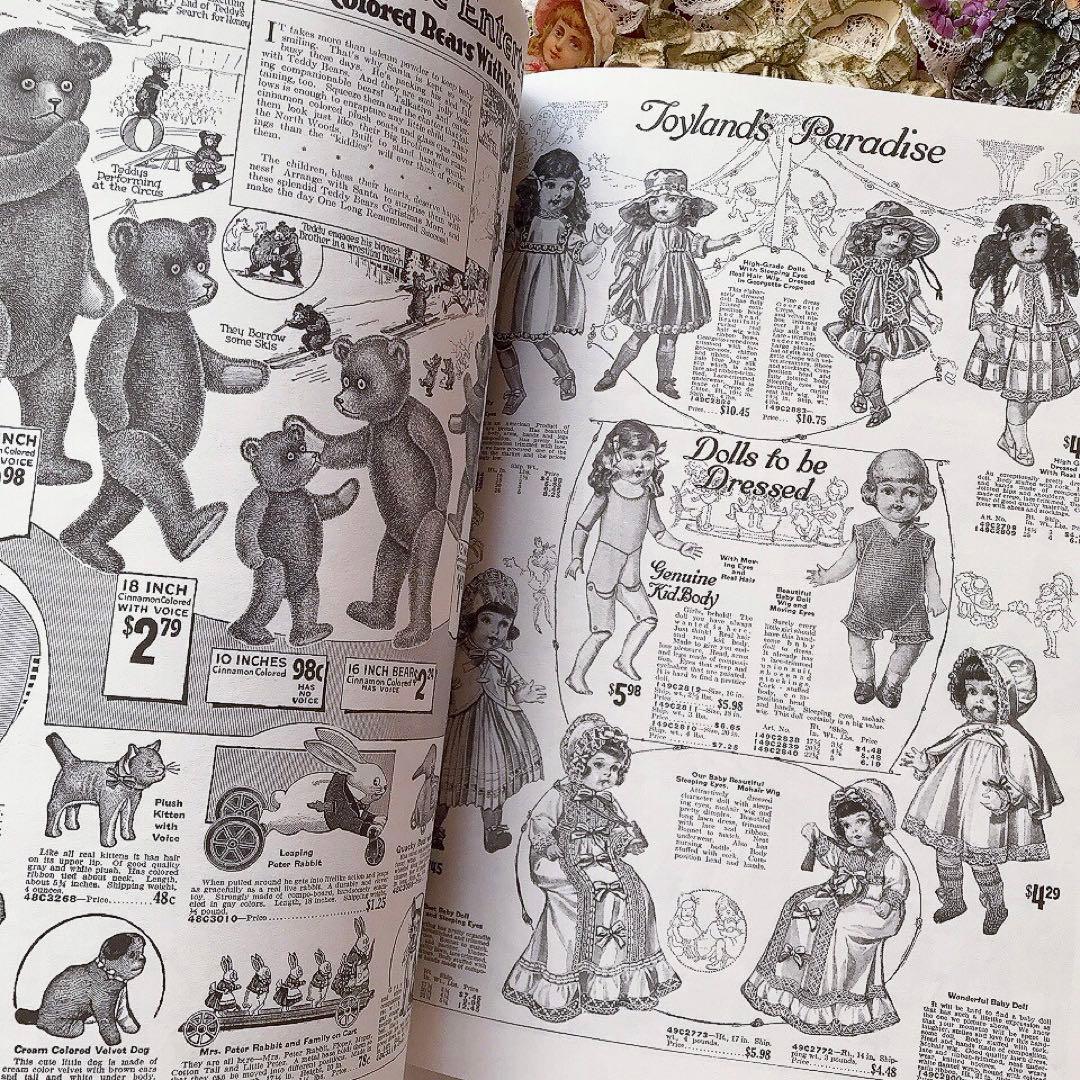 アンティークおもちゃ復刻カタログ ビスクドール テディベア♡ヴィクトリアン 広告