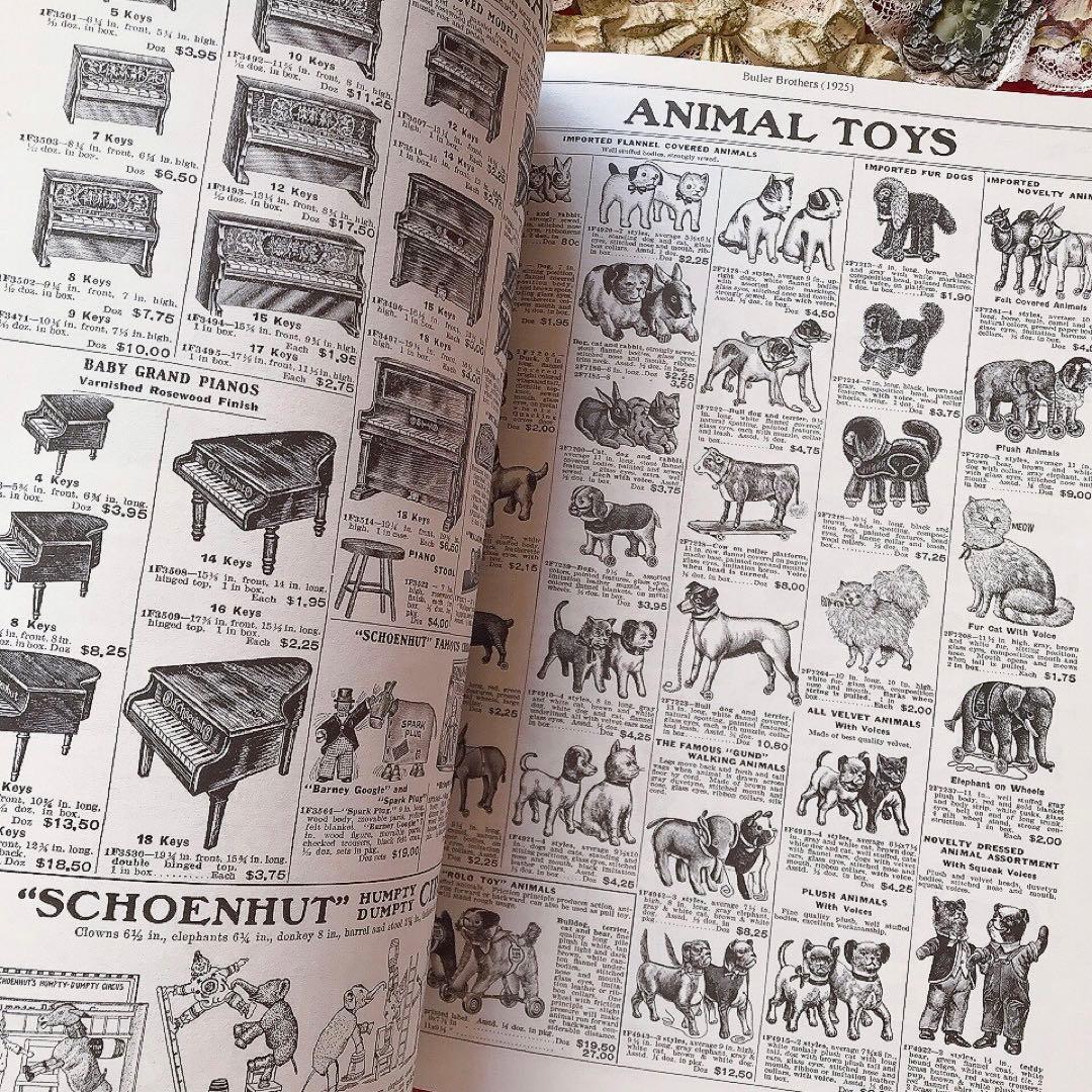 アンティークおもちゃ復刻カタログ ビスクドール テディベア♡ヴィクトリアン 広告