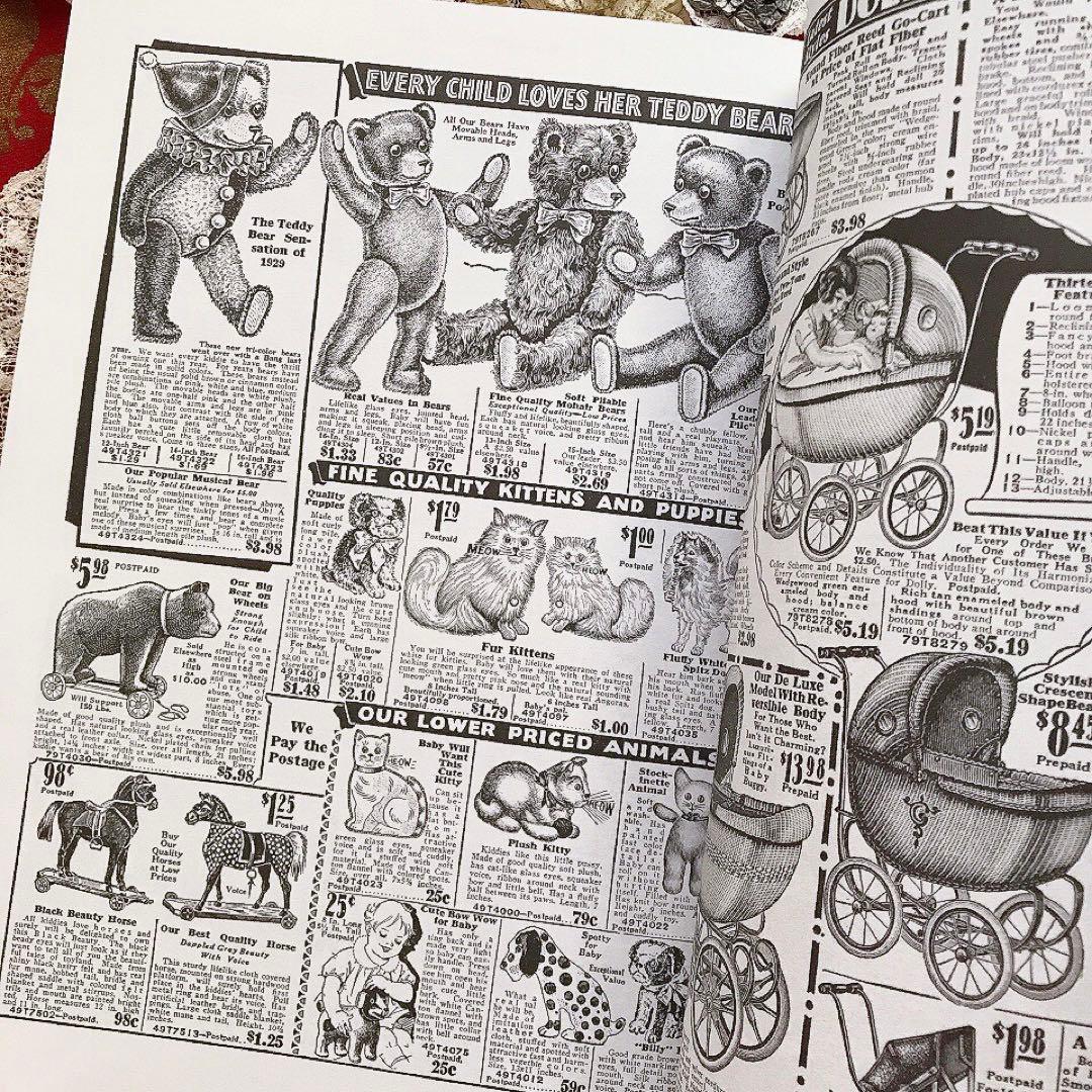 アンティークおもちゃ復刻カタログ ビスクドール テディベア♡ヴィクトリアン 広告
