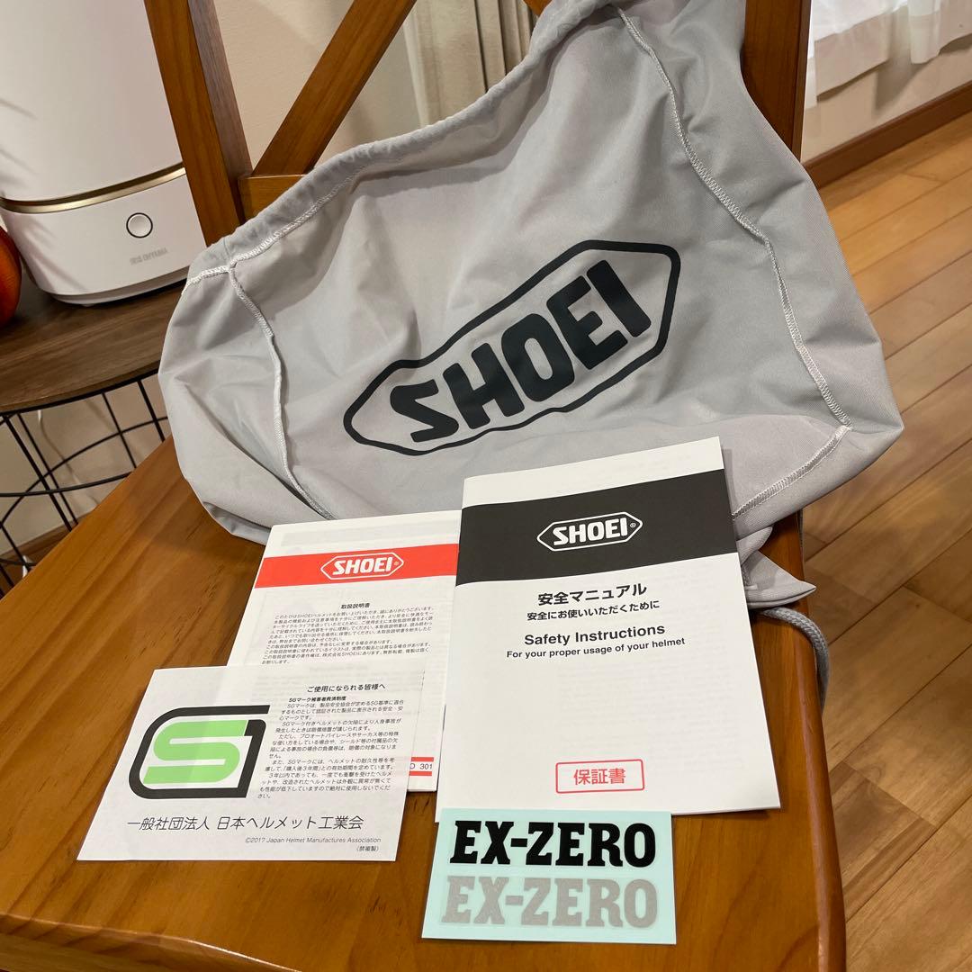 SHOEI EX-ZERO M バイザー.ゴーグルセット