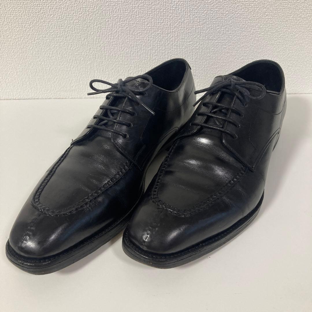 美品⭐️シェットランドフォックス 黒 レザー ビジネスシューズ 7.5 ブラック