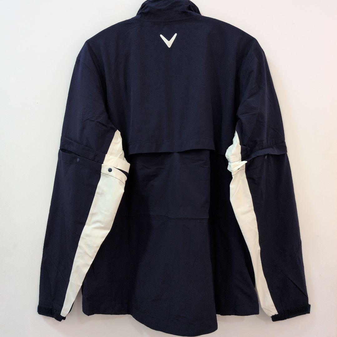 美品　キャロウェイ L セットアップレインウェア ネイビーゴルフ スポーツウェア