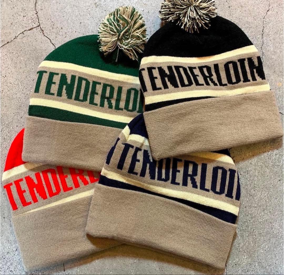 TENDERLOIN PON PON BEANIE ポンポンビーニー レッド