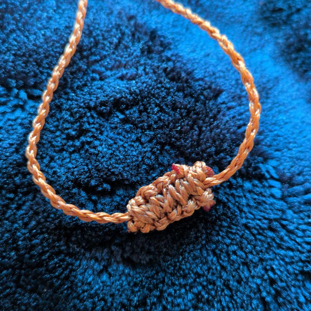 #93　ボーンカービング　ネックレス　フィッシュフック