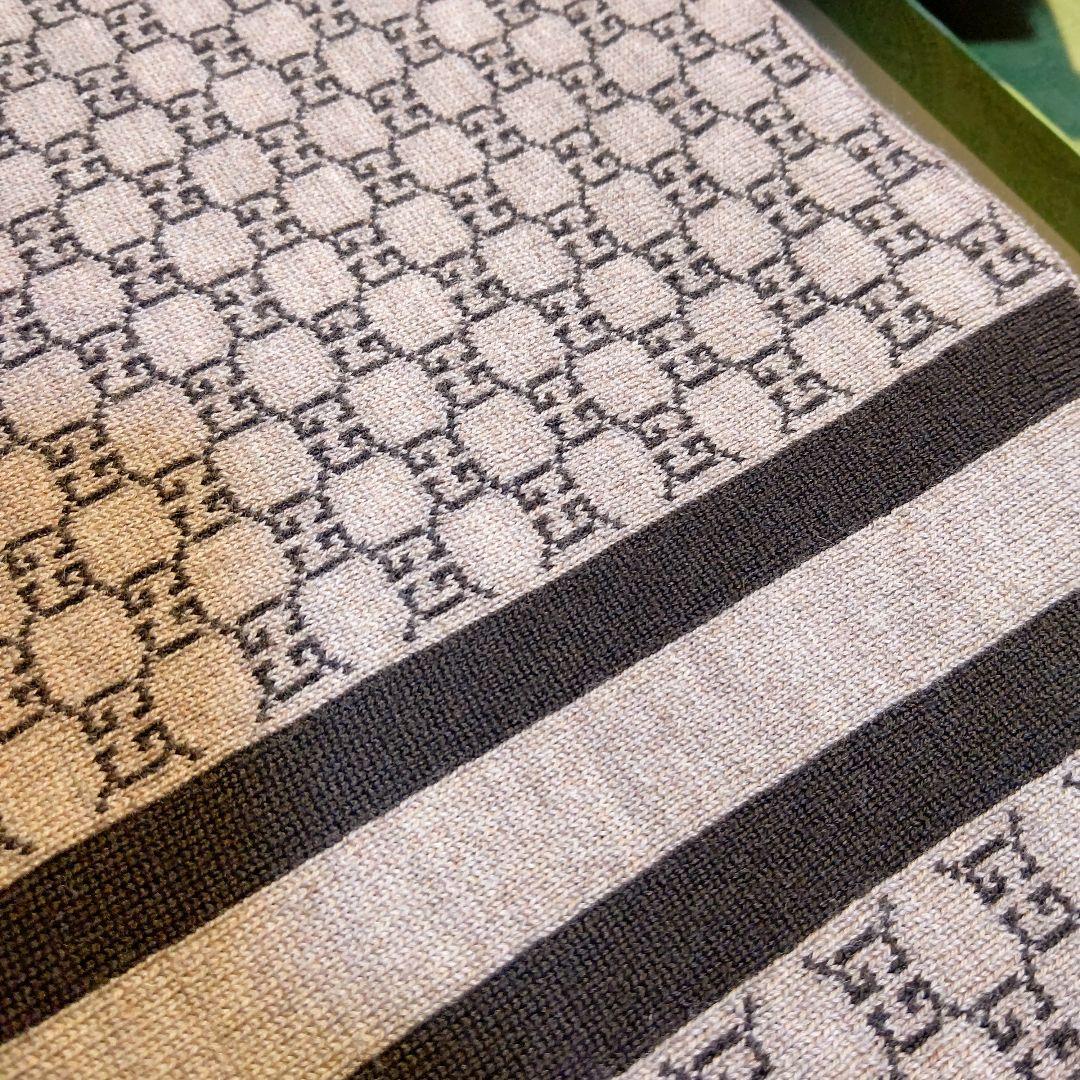 ❤新品箱袋付❤最高級ウール❤GUCCI❤マフラー ストール ショール スカーフ❤