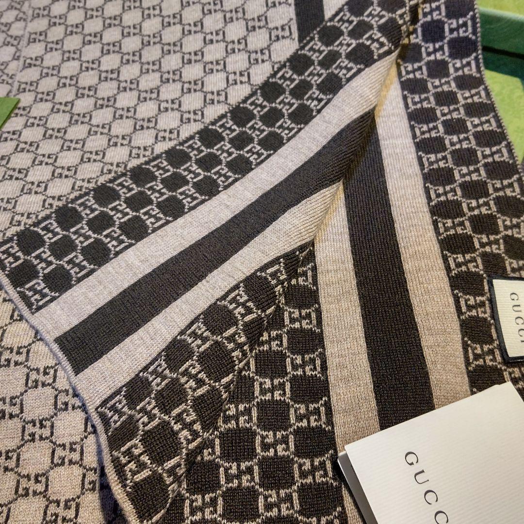 ❤新品箱袋付❤最高級ウール❤GUCCI❤マフラー ストール ショール スカーフ❤