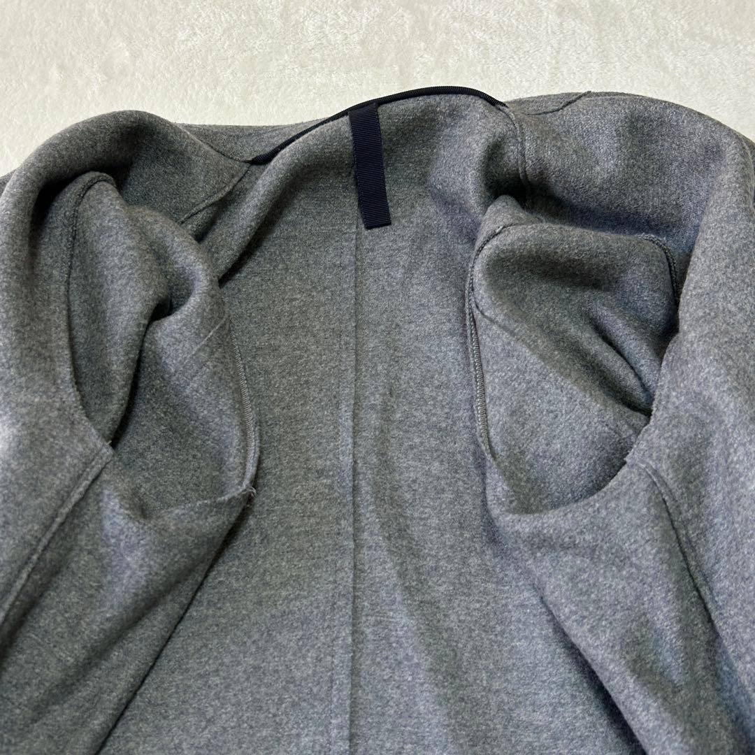 k*0様 美品イタリア製 ハリスワーフロンドン 縮絨ウール ジャージー チェスタ