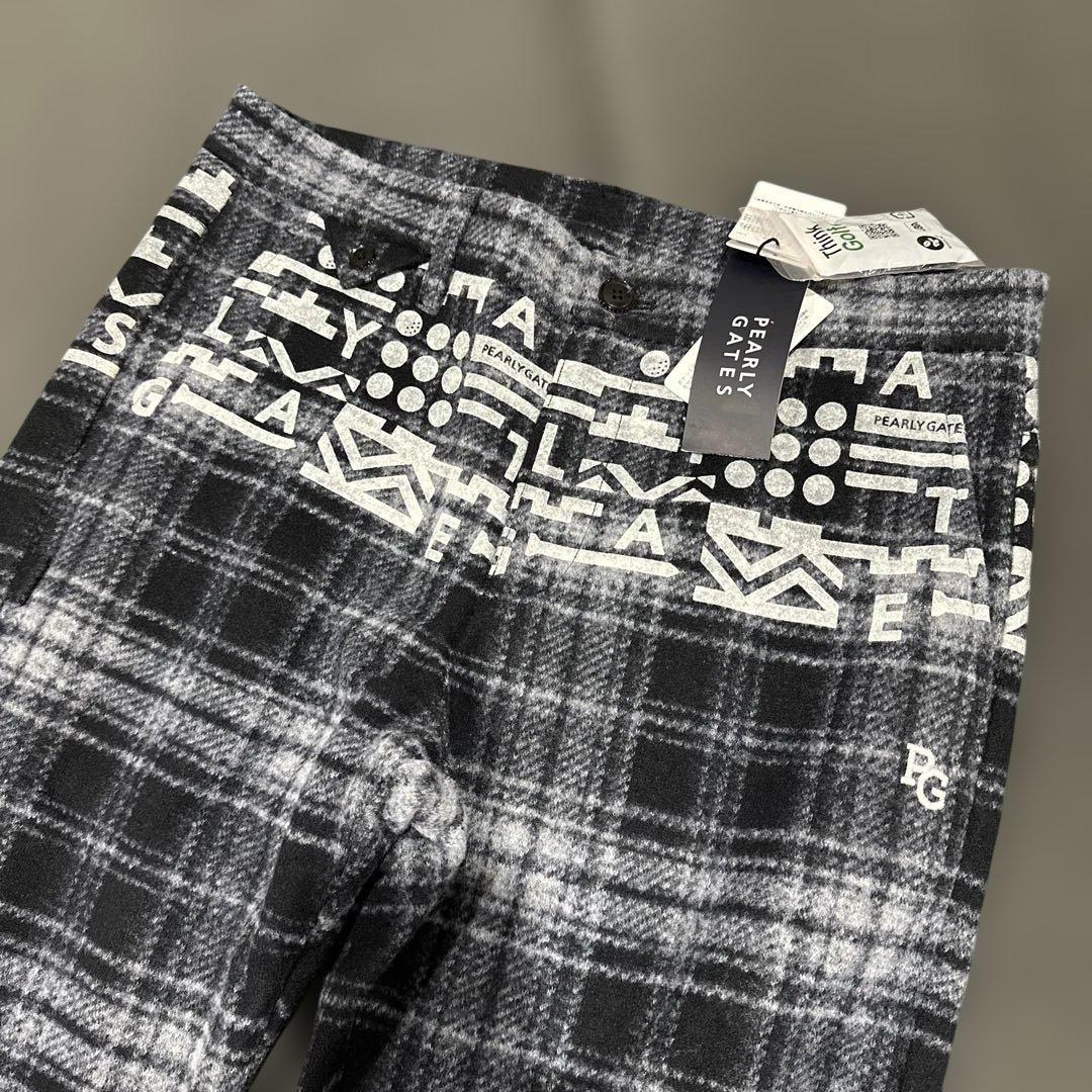 【PEARLY GATES】新品✨チェックジャガード パンツL