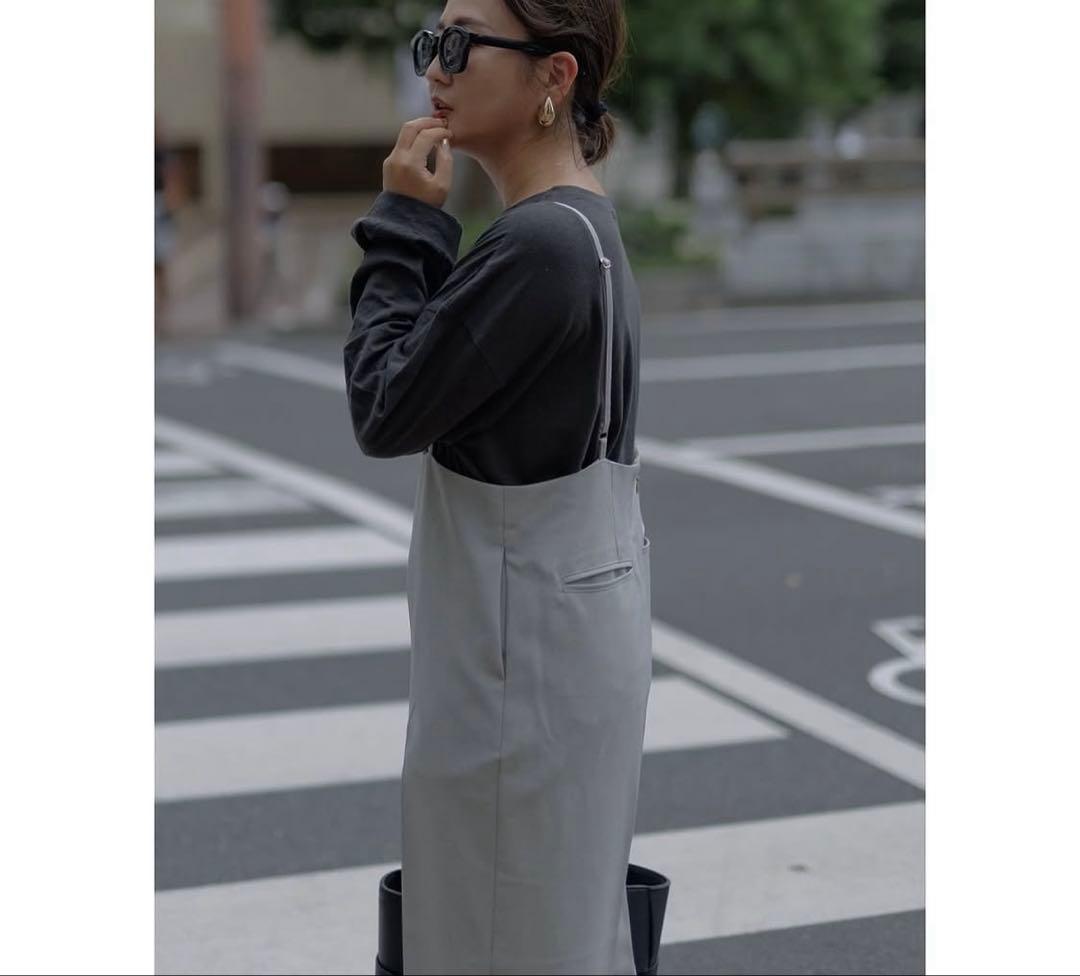 T. japan strap pants ストラップパンツ　ブラック