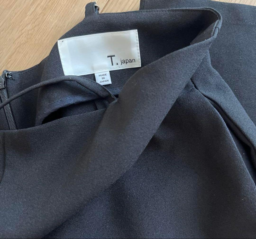 T. japan strap pants ストラップパンツ　ブラック