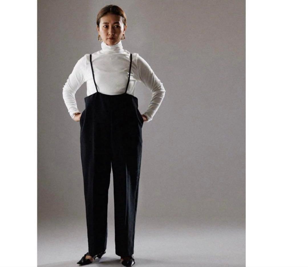 T. japan strap pants ストラップパンツ　ブラック