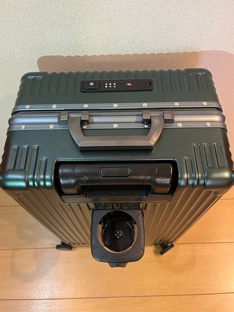 スーツケース S 機内持ち込み 多機能 フロントオープン カップホルダー付き