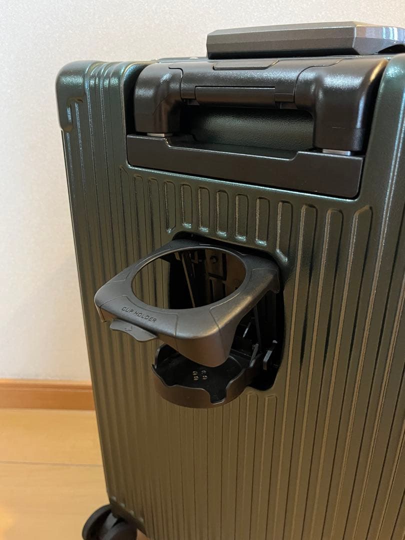 スーツケース S 機内持ち込み 多機能 フロントオープン カップホルダー付き