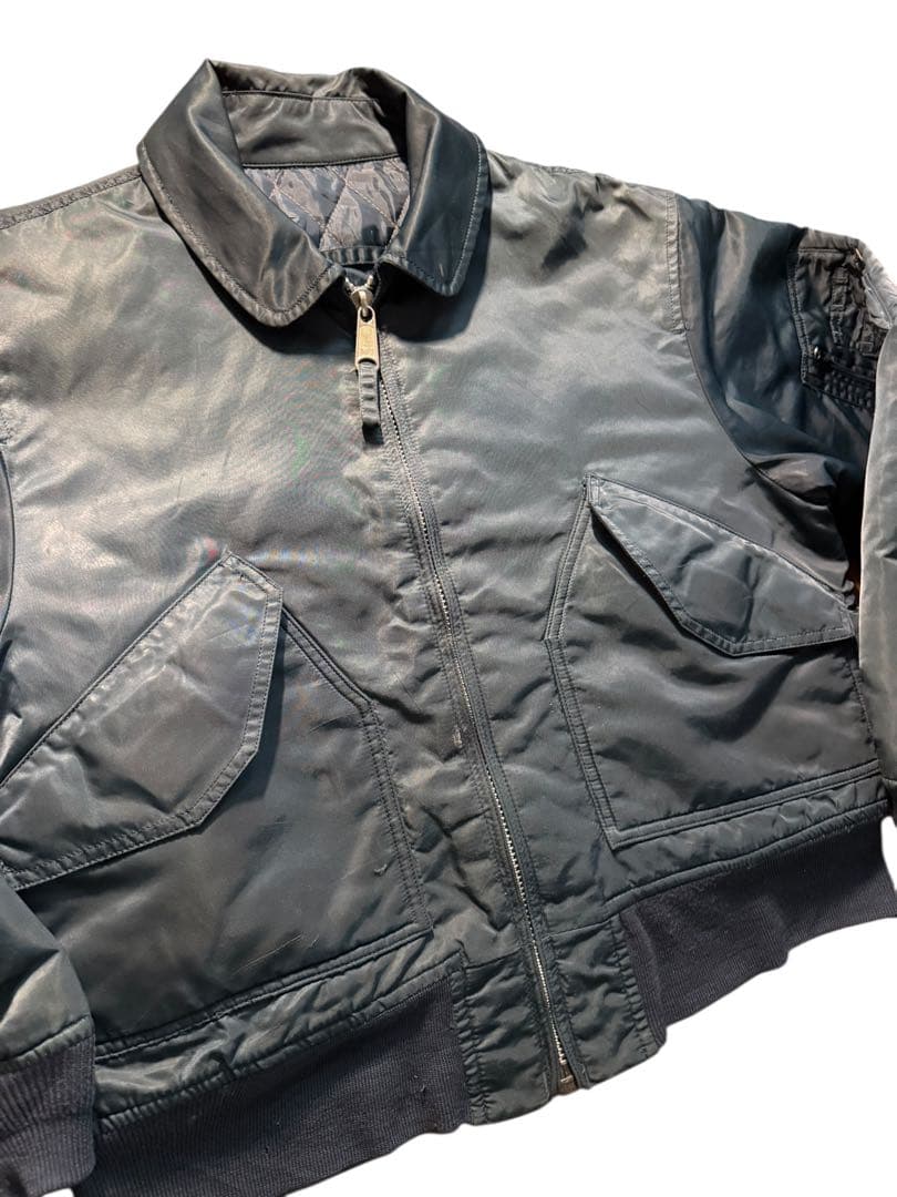 90s 民間用　CWU 45p フライトジャケットミリタリー　アルファ