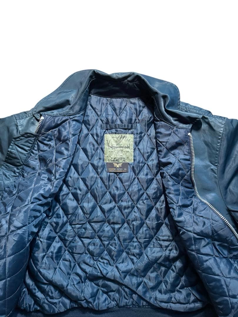 90s 民間用　CWU 45p フライトジャケットミリタリー　アルファ