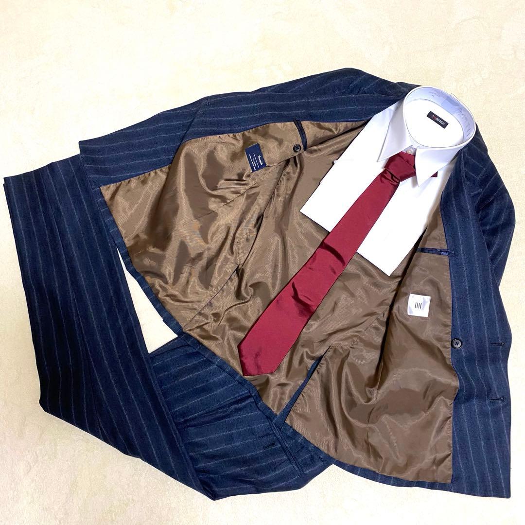 美品✨SUIT SELECT matzotto セットアップ ダブル ネイビー