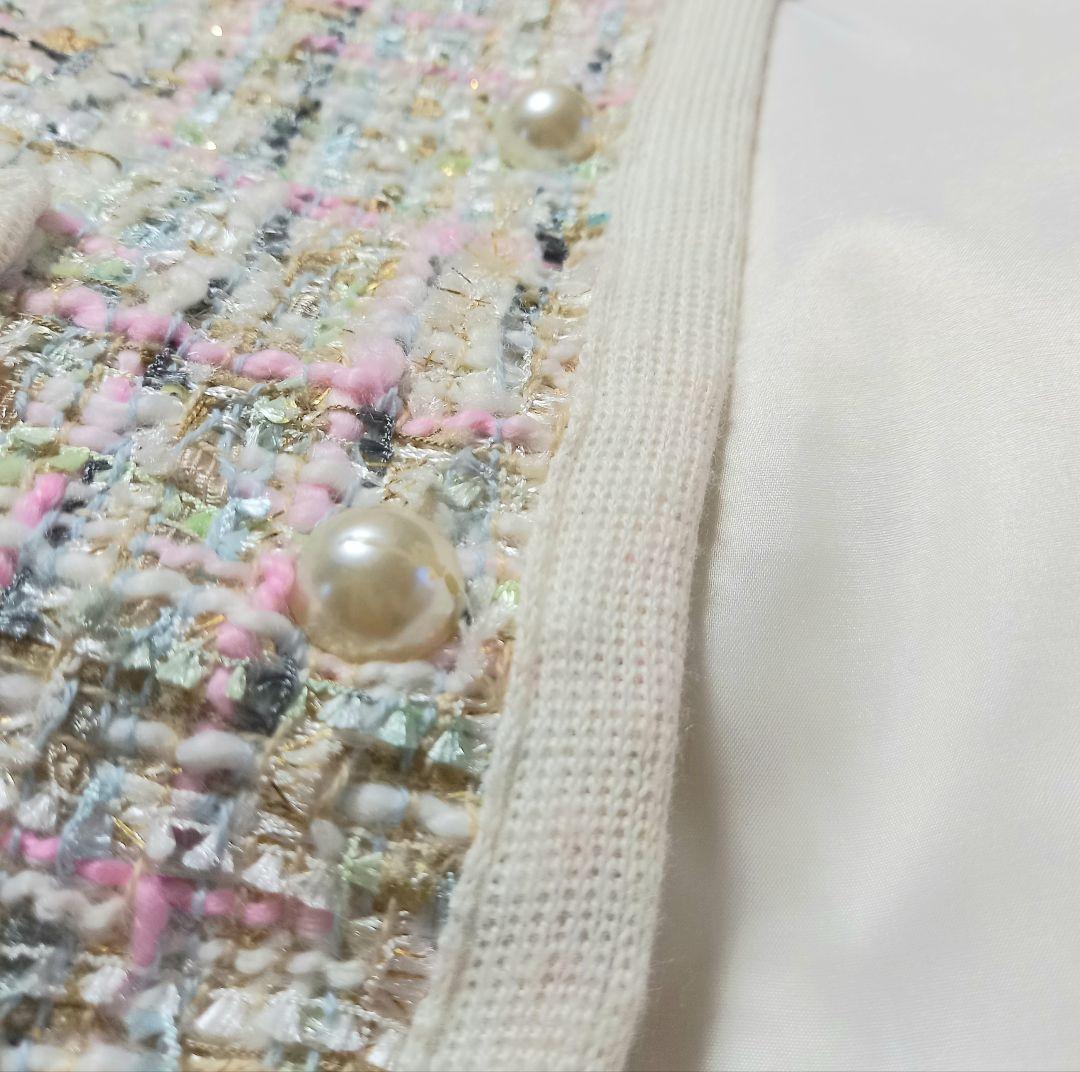 kate spade　パールボタン　ツィードジャケット 130㎝　卒園入学