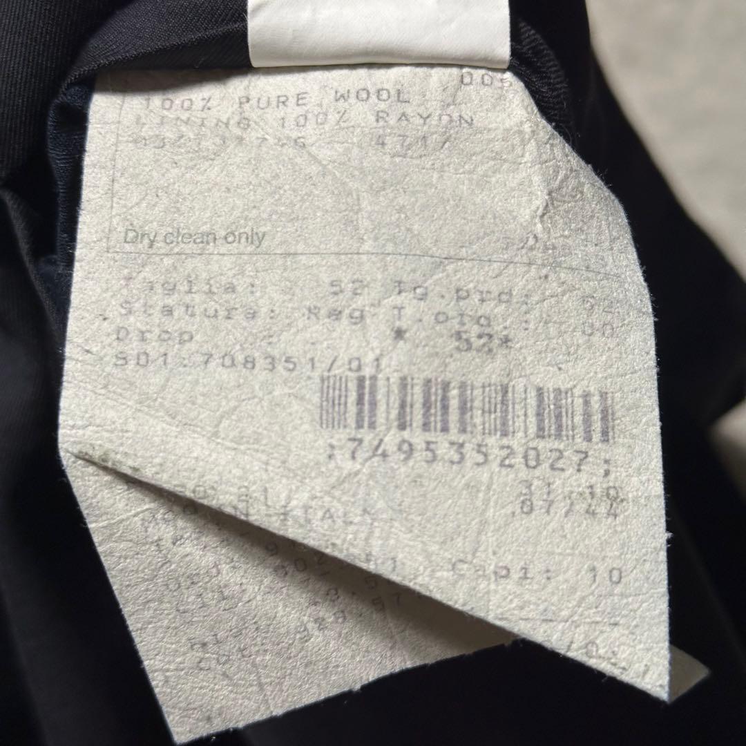 Giorgio Armani セットアップ ウール100% 3B 黒