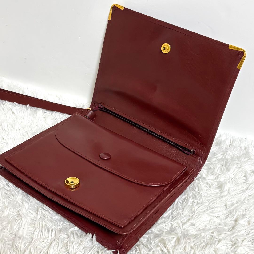 【美品】 カルティエ マストライン クラッチバッグ 札入れ 2点セット