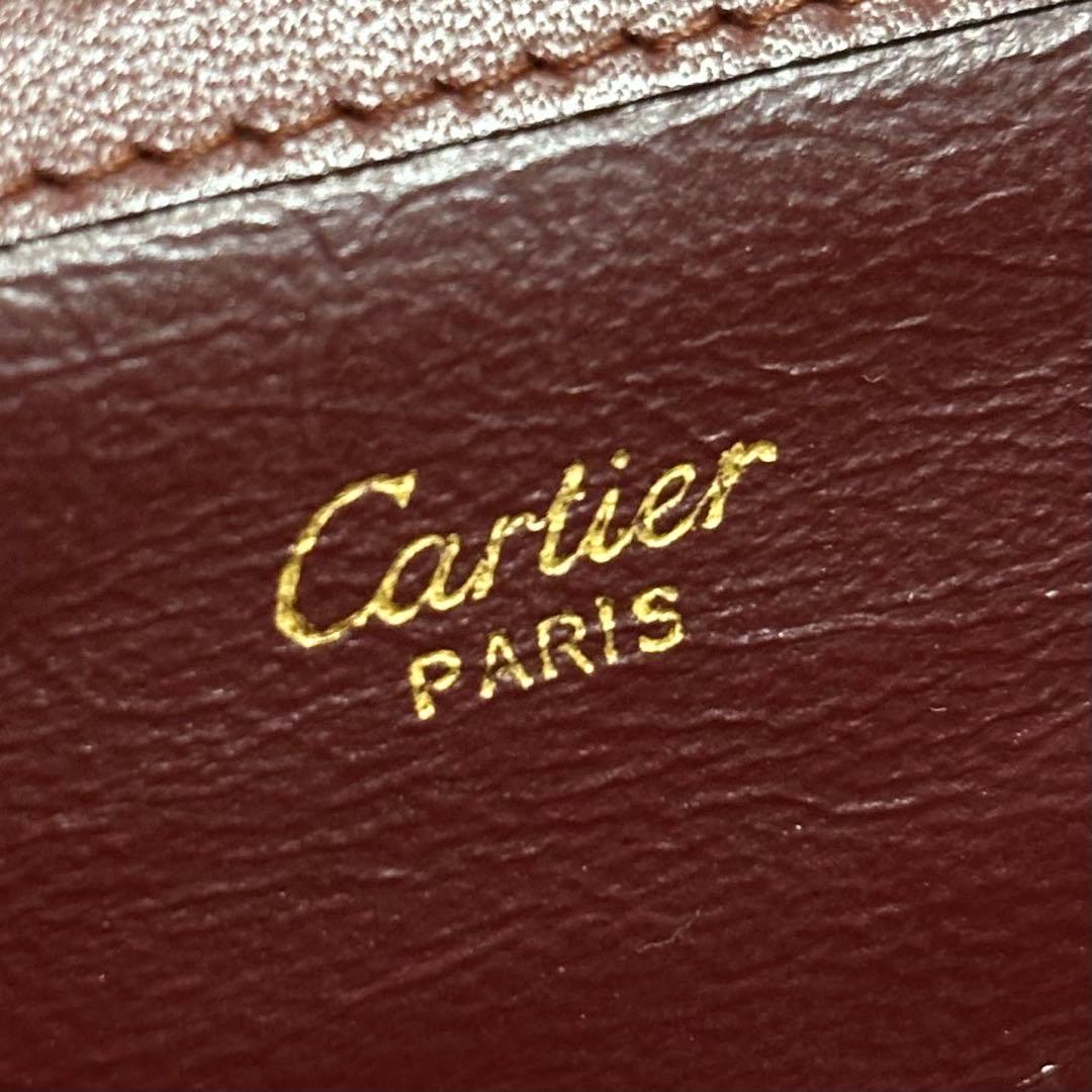 【美品】 カルティエ マストライン クラッチバッグ 札入れ 2点セット