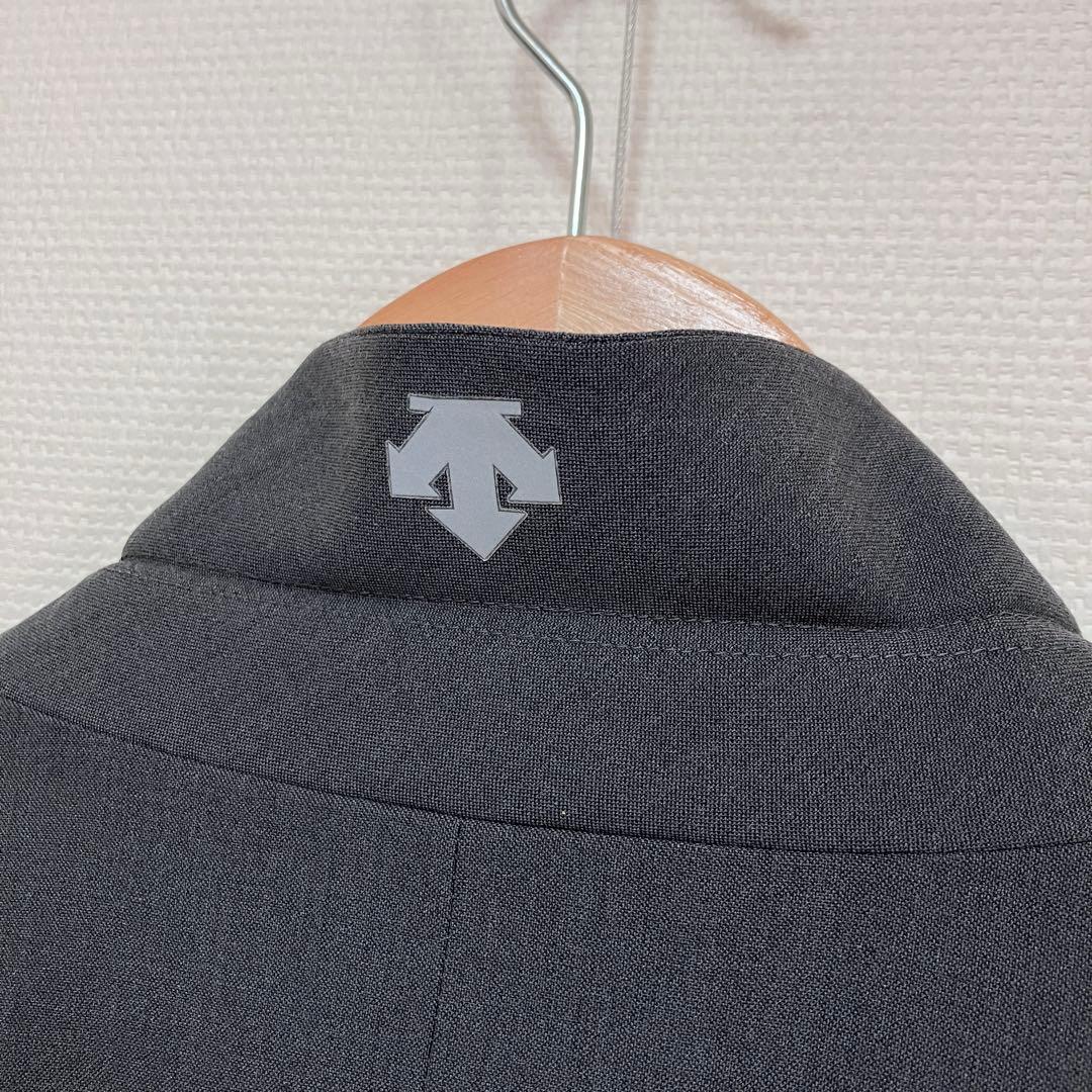 未使用級 デサント ウォッシャブル スーツ 3ピース 高機能繊維 グレー XL