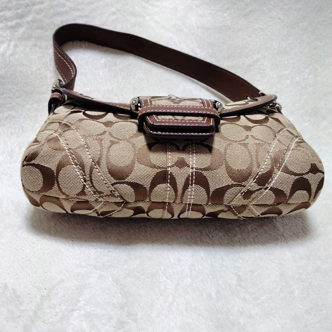 コーチ　ソーホー　ワンショルダーバッグ　シグネチャー　キャンバス　レザー　Y2K