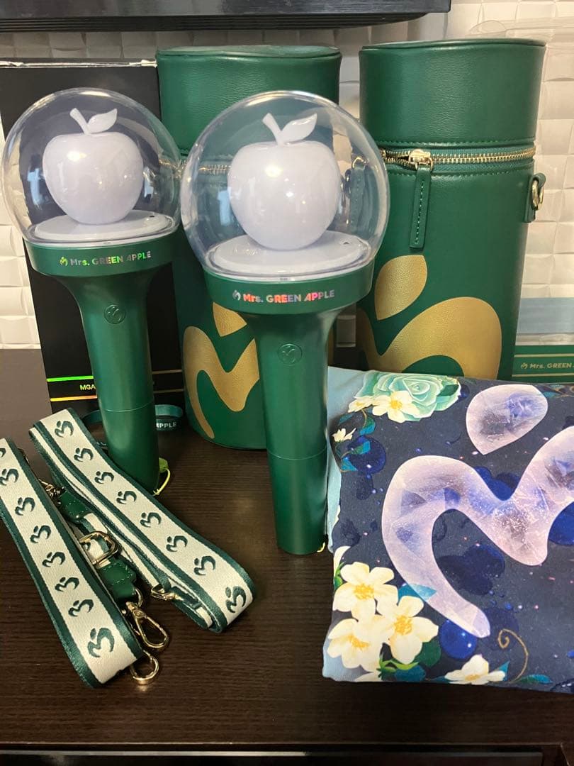 ま*送様 Mr. GREEN APPLE ペンライト ケース Tシャツセット