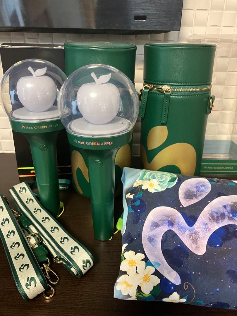 ま*送様 Mr. GREEN APPLE ペンライト ケース Tシャツセット