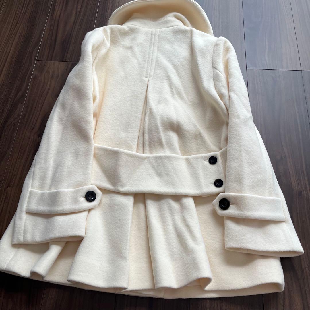 JUSGLITTY ダブルボタンミドルコート