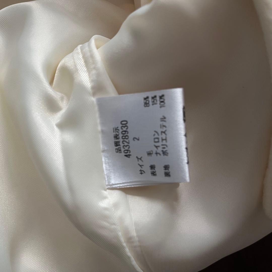 JUSGLITTY ダブルボタンミドルコート